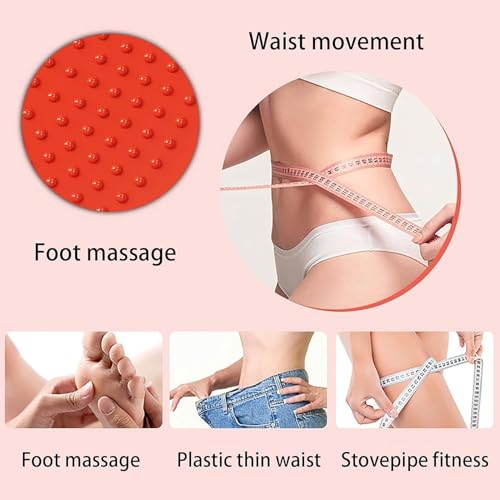 Body Sculpting Waist Twisting Disc with 8 Magnets - 9.8 Inch Ab Rotating Balance Board, Stable & Easy to Use for Beginners to Advanced Fitness Enthusiasts - color: Blue