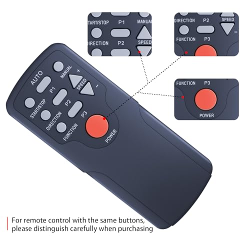 PZL Replacement Remote Control fit for Gugttr ET0001 RB-EB505 Under Desk Elliptical Machine, Ellipse Leg Exerciser for Seniors, for yolid ‎YD-01