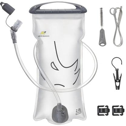 N NEVO RHINO Hydration Bladder 1.5L-3L Kit, Water Bladder for Running Vest - color: 2L-White