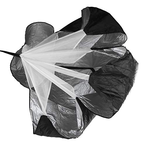 Adjustable Resistance Parachute Training Umbrella Speed Trainer with 1.5x15m Surface for Football Basketball Track Running Strength Exercise