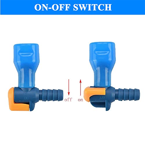 AXEN Bite Valve ON-Off Switch Tube Nozzle Replacement for Hydration Water Bladder - style: 90°