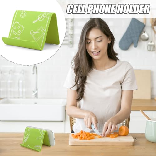 Airplane Phone Holder, Flexible Silicone Phone Holder - color: Green