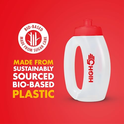 HIGH 5 Running Handheld Water Bottle 350ml, BPA-Free Leakproof Bottle