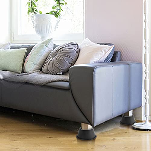 BTSD-home Round Bed Risers 3 Inch - color: 3 Inch, size: 8 Pack