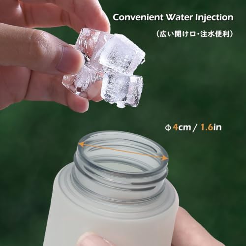 TRIWONDER Running Water Bottle Handheld Plastic Flask Hydration Vest Packs Waist Belt Replacement for Runners Marathon Cycling Hiking - color: 03 Soft Flasks - White - 250ml/8.45oz - 2 Packs