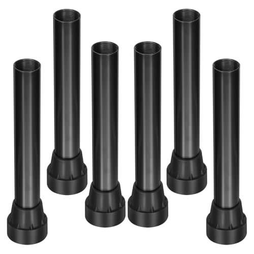 BESPORTBLE Trampoline Leg Replacement Parts Trampoline Leg with Pad Covers Stainless Steel Tube Outdoor Weather-Resistant Accessories 6 Piece Set 7.48X1.57X1.57 Inch