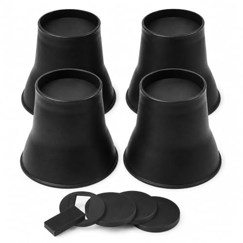BTSD-home Bed Risers 6 Inch, 4 Pack - color: 6 Inch, size: 4 Pack