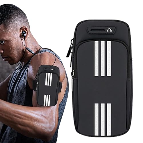 Running Armband, Cell Phone Purse Small Crossbody Bags for Women Men Kids Pouch for iPhone 15/14/13 pro/Plus/xs/xr/xs max, Galaxy S22 Ultra and More - color: Black