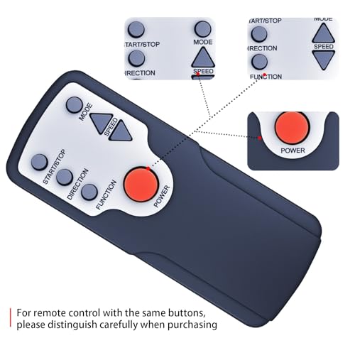 Replacement Under Desk Elliptical Machine Remote Control for VIVURN 018, Roylvan TD05-EB-010, NOVARHOME
