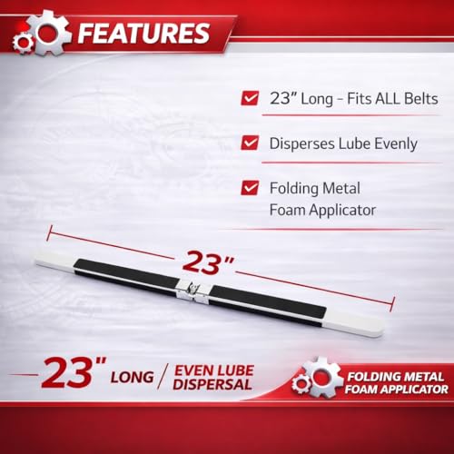 Fold-N-Glide Treadmill Maintenance Kit |Treadmill Lubricant for Belt | 5 x Lube Applications | Foldable Metal 23" Applicator Wand | Directions Included (Fold-N-Glide 5 Applications Kit) - size: Fold-N-Glide 5 Applications Kit