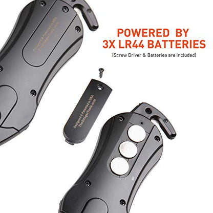 StingerUSA 140dBSiren Personal Safety Alarm Keychain Emergency Tool USAFlag - color: USA Flag