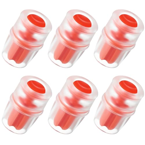 Enhon Bite Valve Replacement Sheath for Water Bladder, Compatible with Osprey Packs Hydraulics Reservoirs, Hydration Pack Bite Valve Silicone Nozzle Mouthpiece Replacement - color: Red