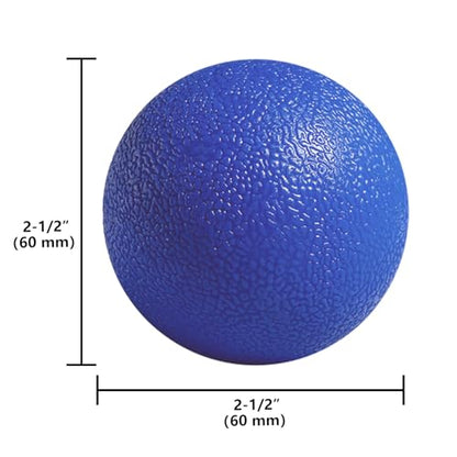 GOGO Massage Lacrosse Ball for Physical Therapy, Myofascial Release, Yoga Deep Tissue, Trigger Point, Muscle Soreness (Royal Blue) - color: Royal Blue
