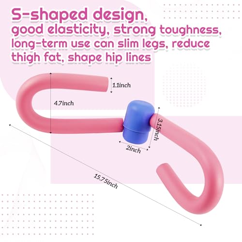 Women Fitness Exercise Equipment Trainer Set Pedal Resistance Band - color: Pink