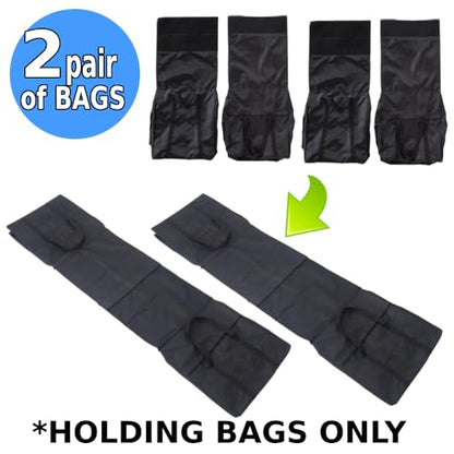 Japard Dog Agility Equipment, Tunnel Sandbags 4 Pack, Holding Bags Only, Training Tool Equipment, Outdoor Indoor - size: 4 Sandbags