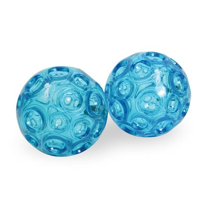 OPTP Franklin Method Small Blue Textured Ball Set – Massage Balls, 3 1/7"