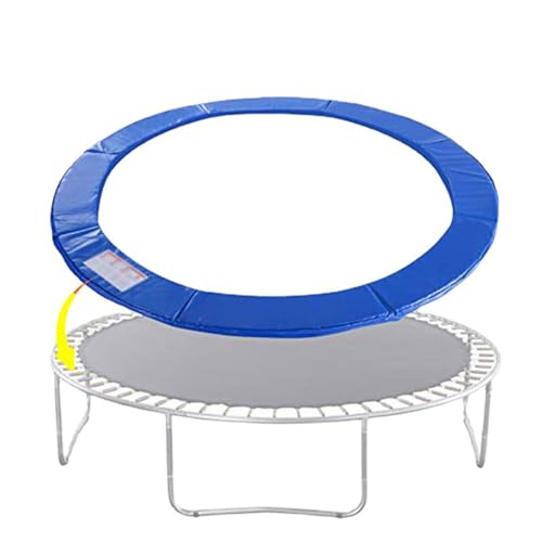 Replacement Trampoline Safety Pad Mat, 6FT 8FT 10FT 12FT 13FT 14FT 16FT UV Resistant Safety Mat Spring Cover - color: Blue, size: 8FT-244cm