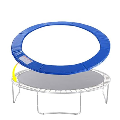 Replacement Trampoline Safety Pad Mat, 6FT 8FT 10FT 12FT 13FT 14FT 16FT UV Resistant Safety Mat Spring Cover - color: Blue, size: 15FT-458cm