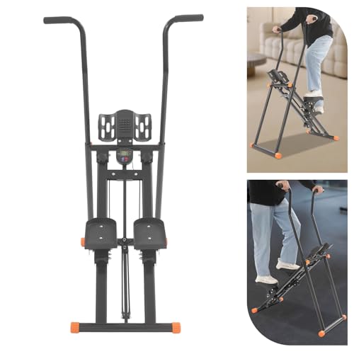 Stair Stepper Foldable Vertical Climber for Home Gym Full Body Workout