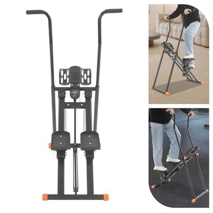 Stair Stepper Foldable Vertical Climber for Home Gym Full Body Workout