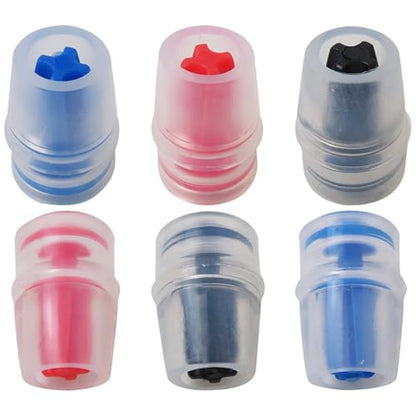 Professional 6Pcs Hydration Pack Bite Valve Sheath Safe Nozzle Mouthpiece Replacement Bite Valve Sheath for Water Bladder Reservoirs Hydration Fit Reservoirs of Varying Capacities, Color