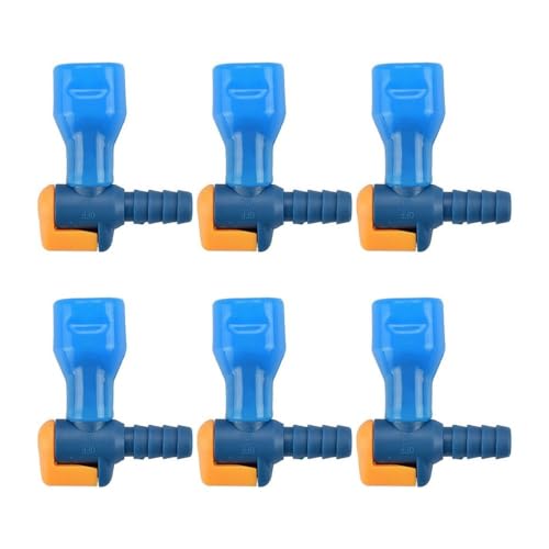 MiOYOOW Replacement Bite Valves, 6PCS Switch Bite Valve Tube Nozzle Reliable Cycling Hydration Nozzle for Most Hydration Bags - color: Corner Style