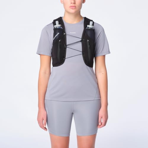 Salomon Unisex Advance Skin 12 | 12 Liter Hydration Trail Running Vest - color: Black, size: Medium