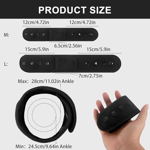 Ankle Band Fitness Pedometer for Men&Women,Compatible with Fitbit Flex 2/One/Zip/Charge 2 3/Alta HR or Garmin Vivofit/2/3/4/JR Fitness Tracker,Adjustable Breathable Sport Ankle Band