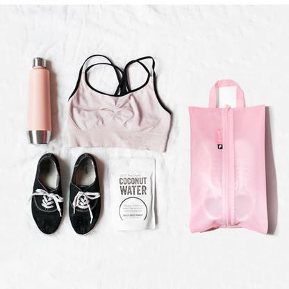 pack all Shoe Bag for Travel, Water-Resistant Shoe Pouch for Sports - color: Pink, style: 1 Pack