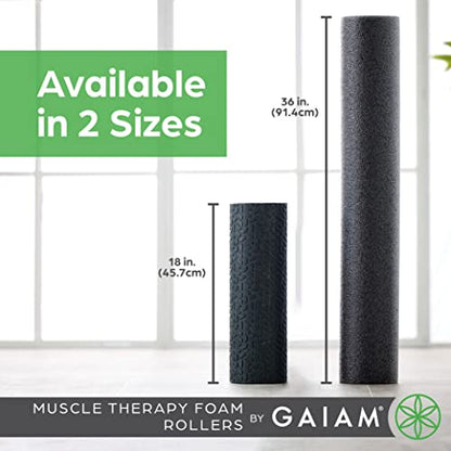 Gaiam Restore Foam Roller, Muscle Recovery, 36" Long