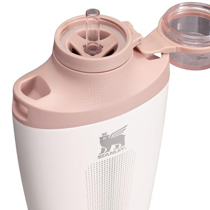 Stanley Cross Bottle 23 oz | Travel Water Bottle with Jacquard Strap | Leakproof Tritan Lid with Removable Straw | Insulated Stainless Steel | BPA-Free | Rose Quartz - color: Rose Quartz, size: 23 Ounces