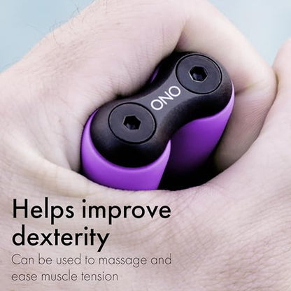 ONO Roller - Handheld Fidget Toy for Adults | Help Relieve Stress, Anxiety, Tension | Promotes Focus, Clarity | Compact, Portable Design (Purple, Full Size - ABS Plastic) - size: Full Size, style: ABS Plastic - Purple