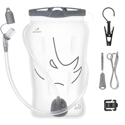 N NEVO RHINO Water Bladder 1L- 1.5L- 2L, Hydration Bladder for Running Vest - color: 1.5L water bladder