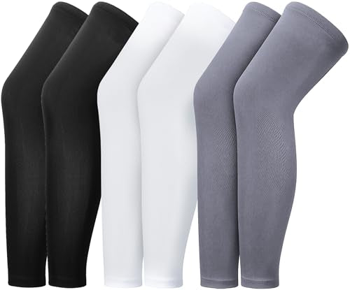 3 Pcs Leg Sleeves Compression - color: With Grey