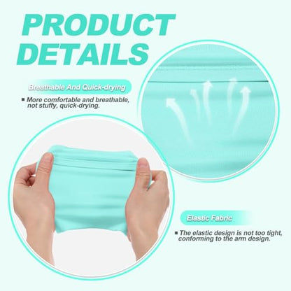 Cell Phone Armband Sleeve, Universal Sports Arm Band Sleeves Stretches to Fit All Phones Holder Light Blue - Fitting for (Fitness ExerciseWorkout/Hiking/Jogging/Gym) - color: Light Blue