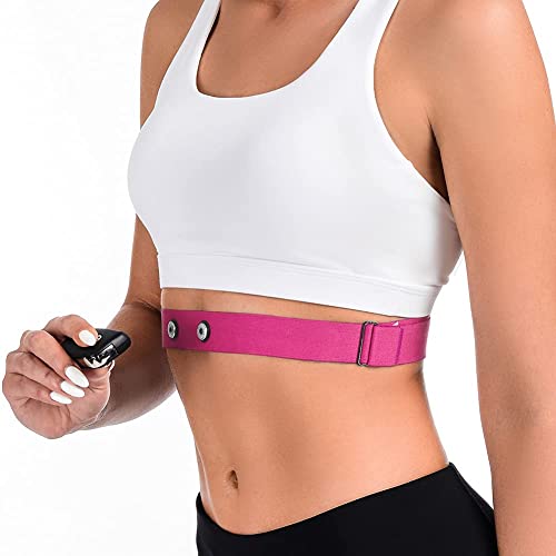 Heart Rate Monitor Replacement Chest Strap Fits for Polar Wahoo Tickr Garmin Chest Belt M-XXL