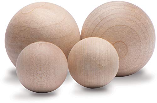 Pro-Tec Athletics Plantar Fasciitis Massage Balls, Hard Wood Maple, Arch, Forefoot and Heel Massage for Foot Flexibility and Recovery