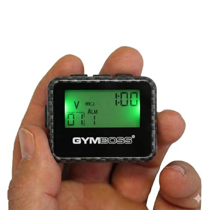 Gymboss Charge Interval Timer and Stopwatch - color: Carbon Black