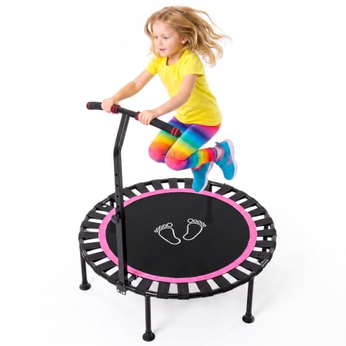 40" Toddler Trampoline for Kids, Kids Trampoline Ages 1–6 Indoor & Outdoor