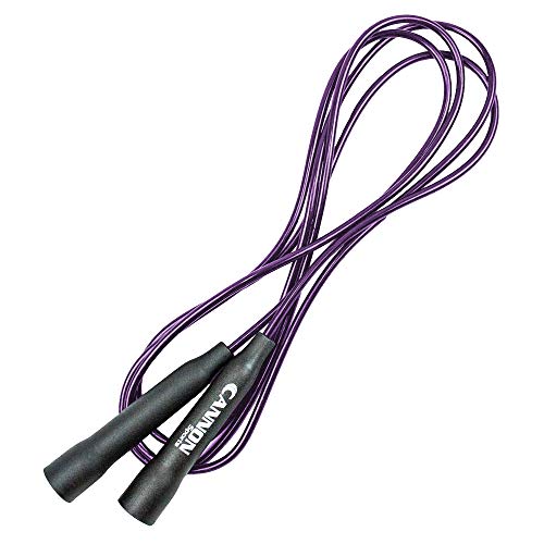 Cannon Sports Speed Jump Rope - Tangle Free for Gym Training, Boxing Workout & Fitness - color: Purple