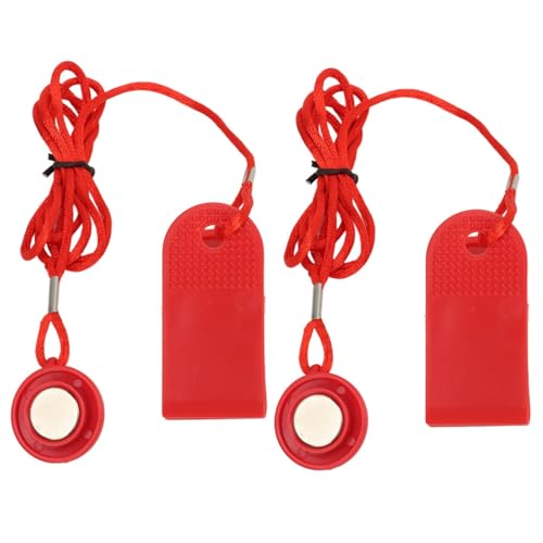 Pack of 2 Universal Treadmill Safety Key Magnet Replacement,Compatible with Proform Weslo Golds Gym Freemotion and Healthrider Treadmill