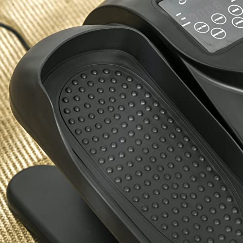Soozier Under Desk Elliptical Exercise Machine Powered Remote & LCD Display