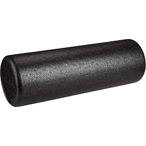 Amazon Basics High-Density Foam Roller for Exercise and Recovery, 18 Inches, Black