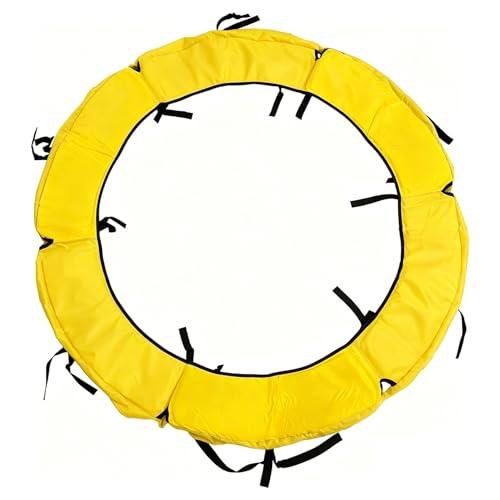 Trampoline Pad, 48 55 60 Inch Replacement Safety Pad Tear-Resistant Trampoline Accessories Surround Spring Cover for Round Frame - color: Yellow, size: 48inch 120cm