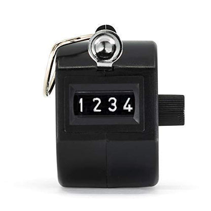 MARATHON CO200001 Handheld Tally Counter with Finger Ring for Sports, Warehouse, Laboratories, Factories and Offices. Guaranteed for 100,000 Clicks