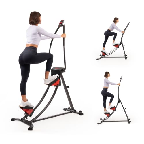Sunny Health & Fitness Climbing Stair Stepper for Home Gym - color: Black