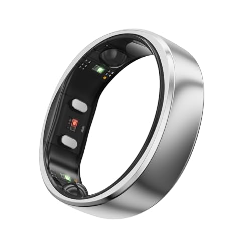 RingConn Gen 2 Smart Ring - Sleep Apnea Monitoring(Silver, Size 6) - color: Future Silver, size: 6