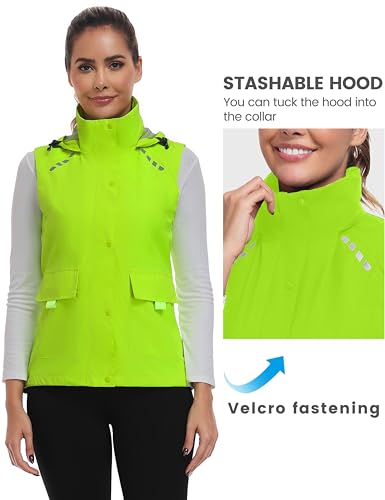 Little Donkey Andy Women's Cycling Vest - color: Fluorescent Yellow, size: X-Small