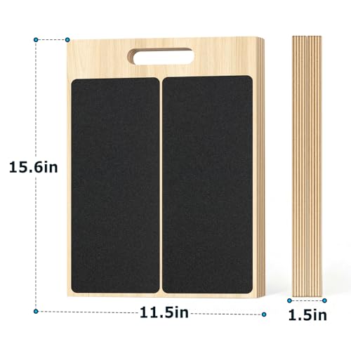 Adjustable Wooden Incline Stretcher for Leg Workouts