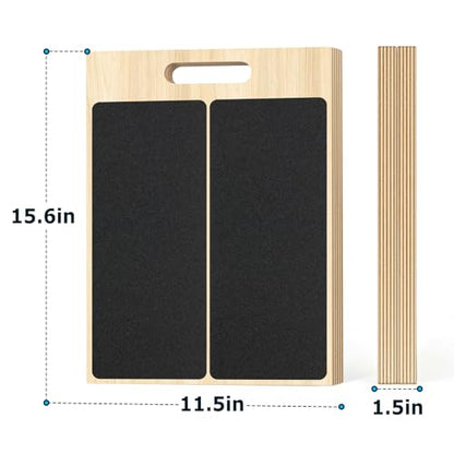Adjustable Wooden Incline Stretcher for Leg Workouts